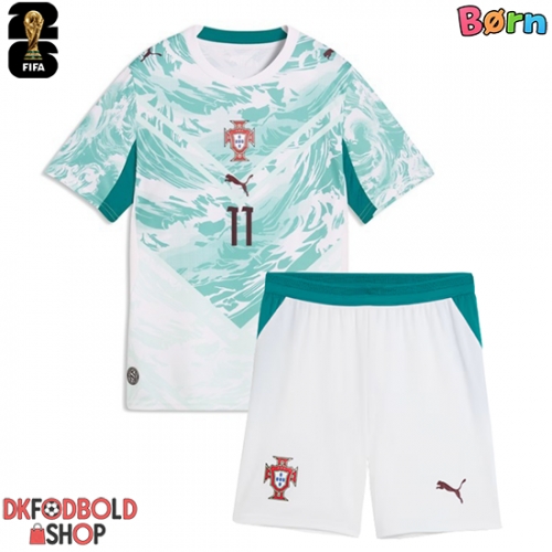 Portugal Joao Felix #11 Udebanesæt Børn VM 2026 Kort ærmer (+ korte bukser)